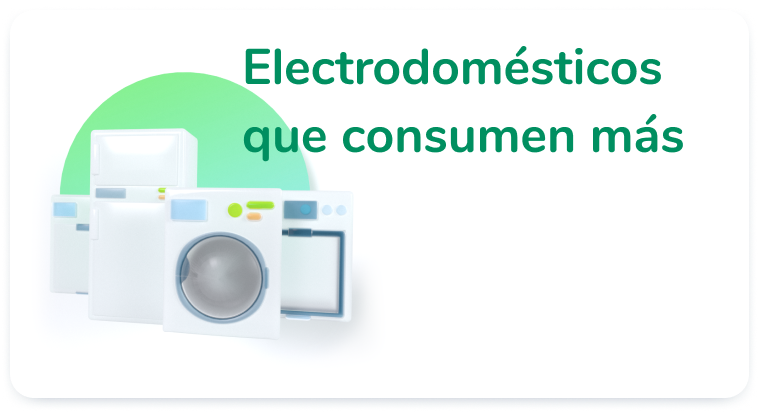 Imagen de electrodomésticos como lavadora, horno, frigorifico