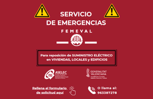 Imagen con información del servicio de emergencias